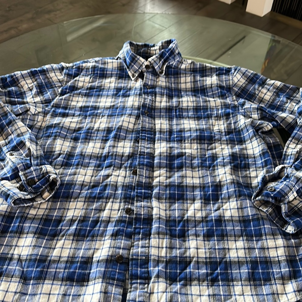 Royal blue plaid